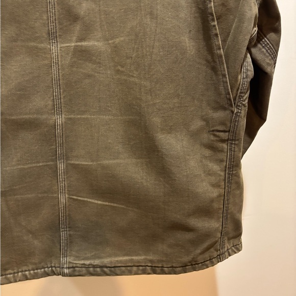 Carhartt Men's MOS Jacket with Black Collar Vintage Chore Coat MOS 90s - Picture 12 of 16